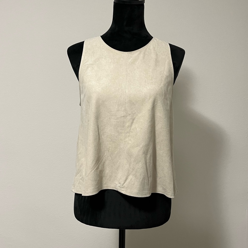 Boutique Faux Suede Top